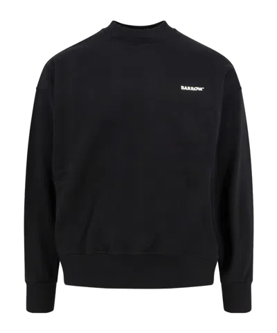 Barrow Round-neck Sweatshirt In Black