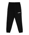 Barrow Rubberised-logo Track Pants In Black