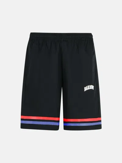 Barrow 'rugby' Black Cotton Bermuda Shorts