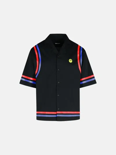 Barrow 'rugby' Black Cotton Shirt