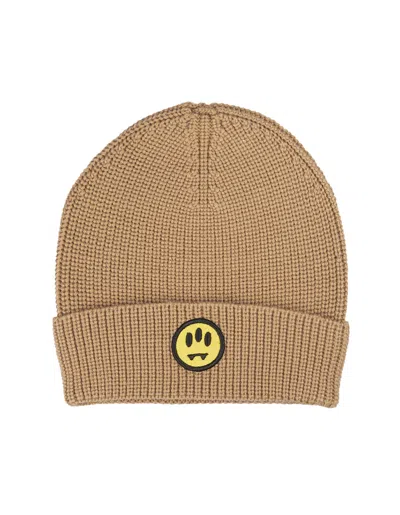 BARROW SAND RIBBED KNITTED BEANIE