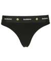Barrow Set Of Three Panties In Black