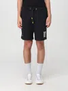Barrow 'rugby' Cotton Bermuda Shorts In Schwarz