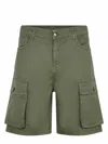 Barrow Shorts In Green Cotton In Green