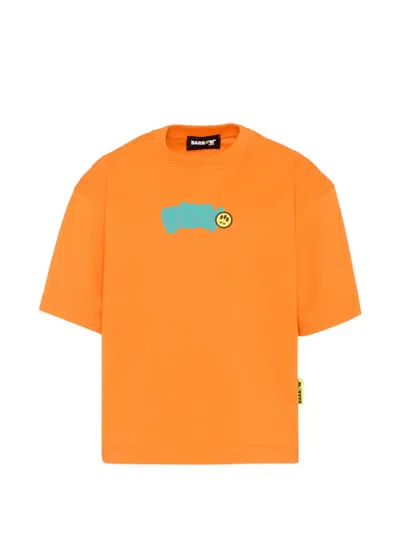 Barrow Kids' Short-sleeve Graphic T-shirt In Orange