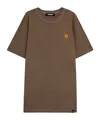 Barrow Short-sleeved Crewneck T-shirt In Brown