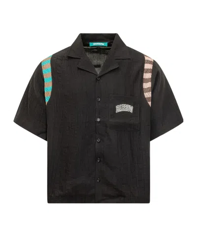 Barrow Short Sleeved Shirt In Black