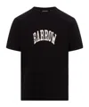 Barrow T-shirt Washed Print Nera In Black