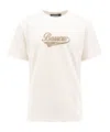 Barrow T Shirt Teddy Print Bianca In White