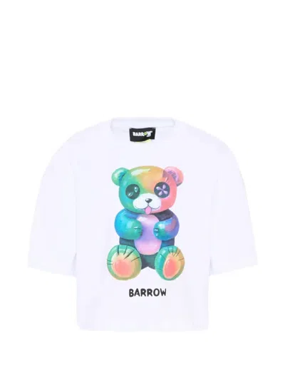 Barrow Short-sleeves T-shirt In White