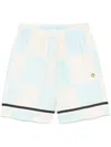 Barrow Check-pattern Shorts In Beige