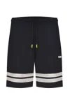Barrow Shorts Made Of Black Cotton In Black