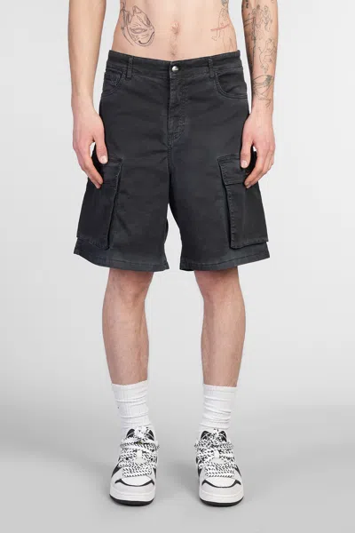 BARROW SHORTS IN BLACK COTTON