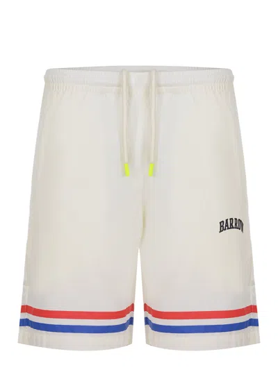 Barrow Shorts Made Of Vanilla Cotton.