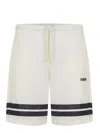 Barrow Shorts Made Of Vanilla Cotton. In White