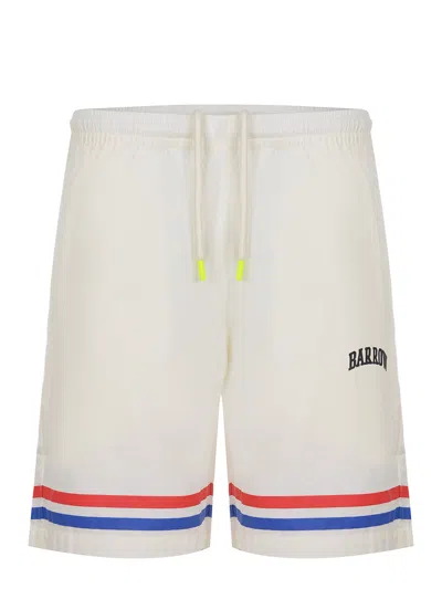 Barrow Shorts Made Of Vanilla Cotton. In Yellow