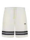 Barrow Shorts Made Of Vanilla Cotton. In Yellow