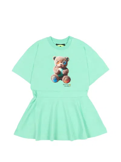 Barrow Babies' Short-sleeve Dress In Green
