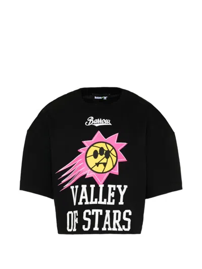 Barrow Kids' Short-sleeve Graphic T-shirt In Black