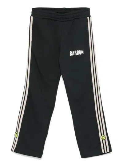 Barrow Kids' Side-stripe Track Pants In Grey