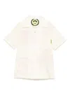 Barrow Skull-pattern Shirt In Neutrals