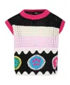 Barrow Intarsia Signature Smile Knitted Top In Multicolor