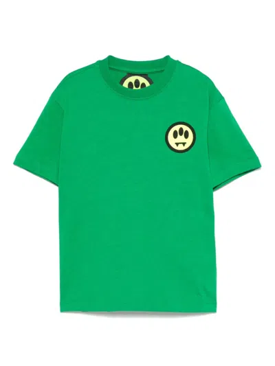 Barrow Kids' Smile Iconic T-shirt In Green