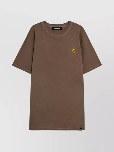 BARROW SMILEY FACE CREW NECK JERSEY T-SHIRT
