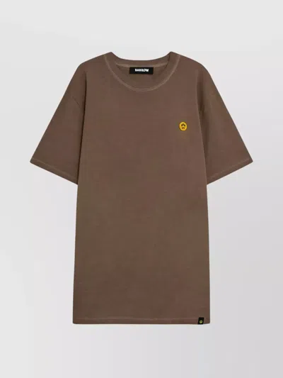 BARROW SMILEY FACE CREW NECK JERSEY T-SHIRT
