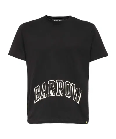 Barrow Smiley Face-print T-shirt In Black