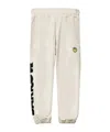 Barrow Smiley Face Sweatpants In White