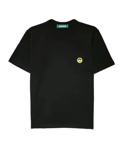 Barrow Smiley Face T-shirt In Black