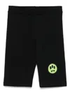 Barrow Smiley-motif Trousers In Black