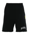 Barrow Smiley-print Distressed Shorts