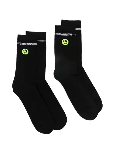 Barrow Smiley Socks In Black
