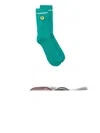 Barrow Smiley Socks In Green