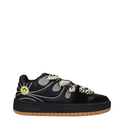 Barrow Sneakers Skate Women Leather Black