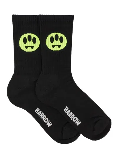 Barrow Socks With Logo In Black