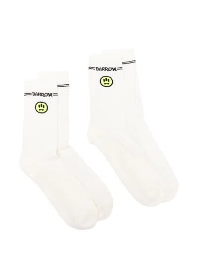 Barrow Socks With Logo In Neutral