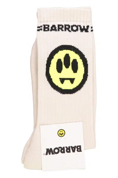 Barrow Socks With Logo In Neutral