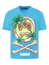 Barrow Light Blue T-shirt For Kids With Smiley