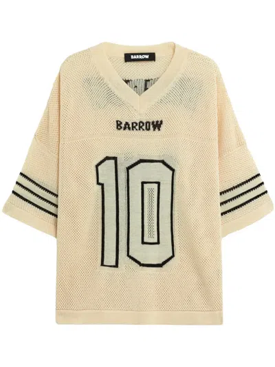 Barrow Sports-print T-shirt In 中性色