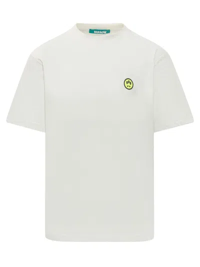 Barrow Stampaint Graphic Mini T-shirt In Cocco