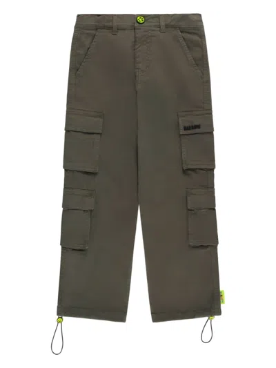 Barrow Kids' Straight-leg Cargo Trousers In Black