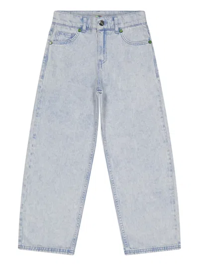 Barrow Kids' Straight-leg Jeans In Blue