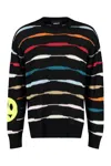 Barrow Man Sweater Black Size Xl Viscose In Black