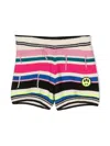 Barrow Cotton Knit Shorts In Neutrals
