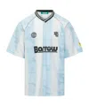 Barrow T-shirt Triacetato Coconut Sky In Blue