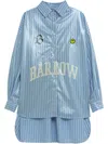 Barrow Striped Shirt In Blue
