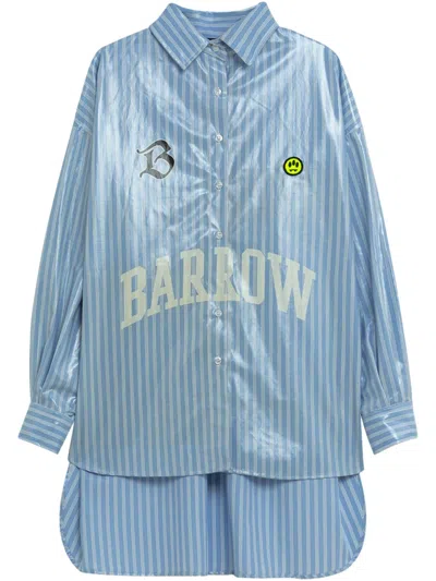 Barrow Striped Shirt In Blue